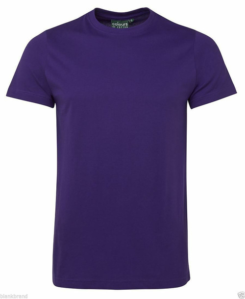 Adults Kids Plain Fitted T-shirt - S1NFT  | Purple