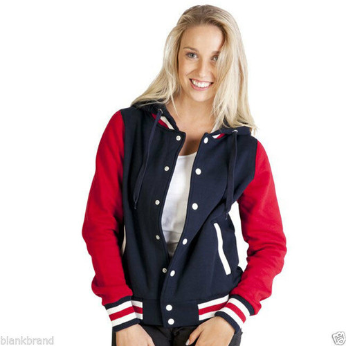 Ladies Hood Varsity Jacket - FB97UN 