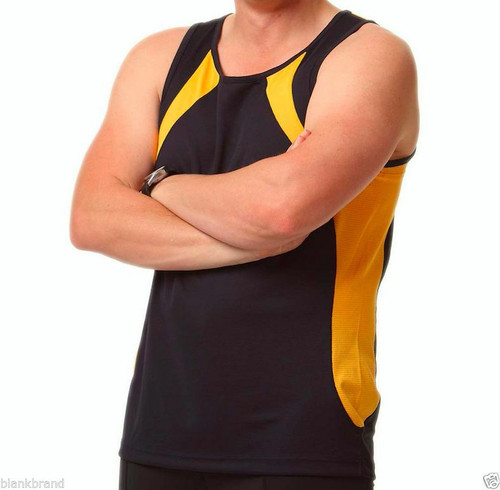 Mens Athletic Sports Cooldry Singlet - TS73