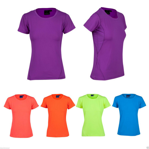 Ladies Sports Fluoro T-shirt - TS30