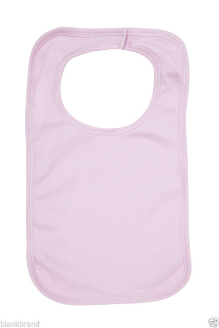 Plain Baby Organic Cotton Large Bibs - B141AP | Pink