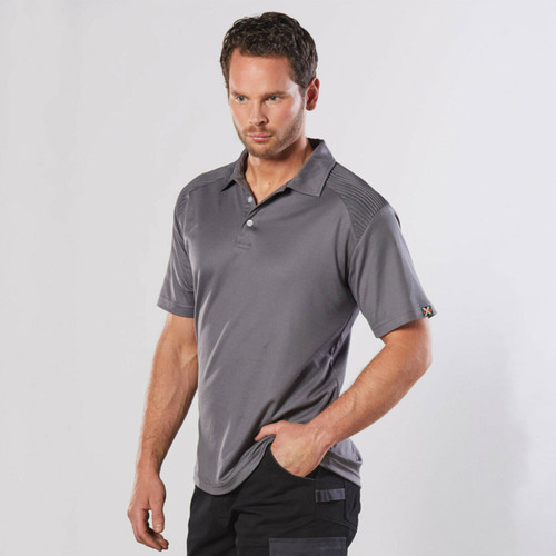 Adults Polo with Stitch Style Shoulder Paneling TrueDry - PS209