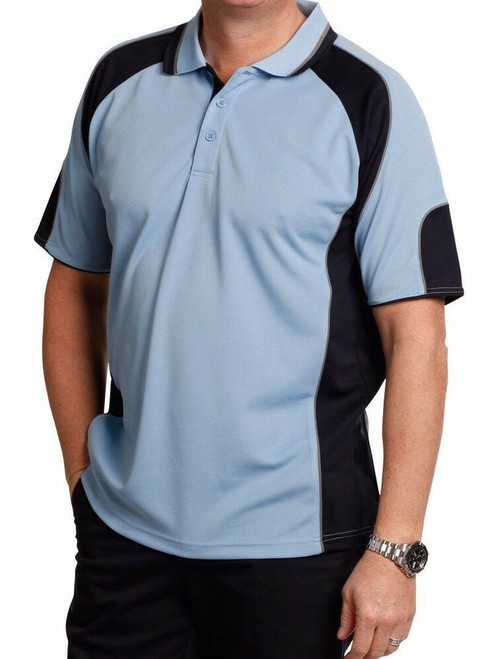 Mens CoolDry Contrast Short Sleeve Polo - PS61