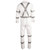 Mens Plain White Night Safety Work Coveralls | Biomotion Tape - WA09HV