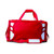 Plain Contrast Sports Duffle Bag - 4001 | Red.White