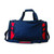 Plain Contrast Sports Duffle Bag - 4001 | Navy.Red