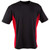 Kids CoolDry Mesh Contrast Tee | Black.Red