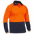 Bisley Recycle 2 Tone Hi Vis Work Safety Long Sleeve Polo Shirt in Orange