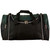 Contrast Colour Sports / Travel Bag 56.2L - Black.White.Bottle