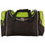 Contrast Colour Sports / Travel Bag 56.2L - Black.White.Lime