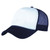 Adults 5 Panel Foam Mesh Trucker Cap - 4055 | Navy.White