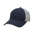 Adults 6 Panels Cotton Nylon Lo-Pro Mesh Trucker Caps - 4362  | Navy.Silver