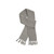Plain Ruga Ribbed Knit Scarf - J625 | Grey