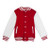Kids Letterman Varsity Jacket - F160BB | Red.White
