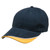 Adults Unisex Brushed Cotton Stylish Cap - 4046 | Navy.White.Gold