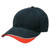 Adults Unisex Brushed Cotton Stylish Cap - 4046 | Navy.White.Red