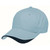 Adults Unisex Brushed Cotton Stylish Cap - 4046 | Powder Blue.White.Navy