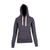 Junior/Ladies Heavy Fleece Hoodie with Kangaroo Front Pocket - FP88UN | Charcoal Marl