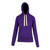 Junior/Ladies Heavy Fleece Hoodie with Kangaroo Front Pocket - FP88UN | Grape Marl