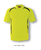 Mens Safety Workwear Hi Vis Polo Shirt - SP0752 | Yellow.Navy