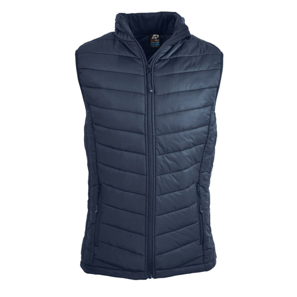 Mens Plain Lightweight Padded Vest - 1523 | Navy Mens Plain Lightweight Padded Vest - 1523 | Navy