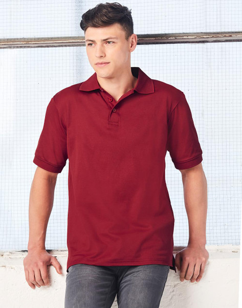 Adults Mens Plain Quick Dry Short Sleeve Polo Shirts, lifestyle photo