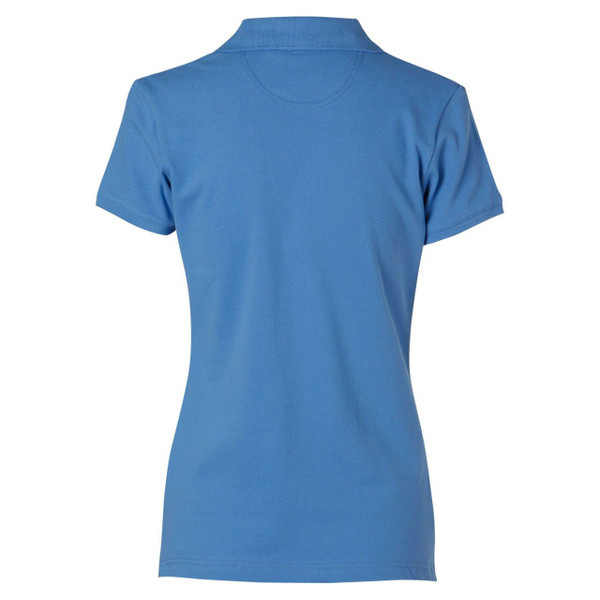 Ladies Button-Less Short Sleeve Cotton Polo - PS40 - Back