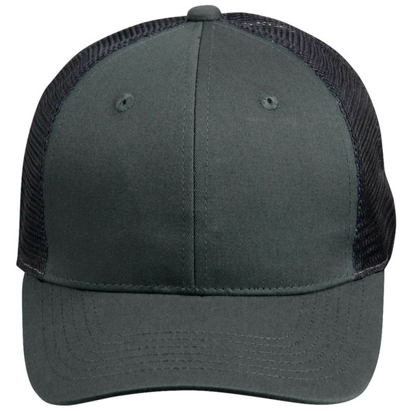Adults 6 Panels 100% Cotton/Nylon Mesh Trucker Cap - CH89 