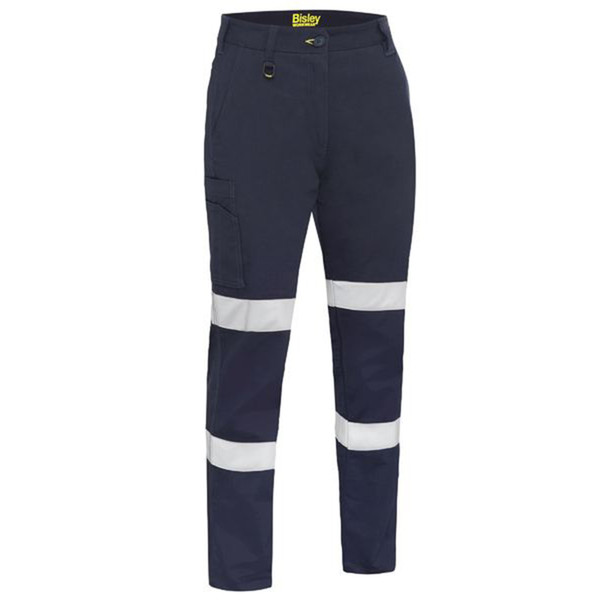Womens Taped Stretch Cotton Drill Cargo Pants