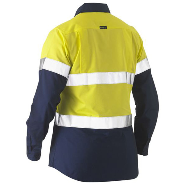 Women's Recycle Taped Hi-Vis 2-Tone Drill Shirt