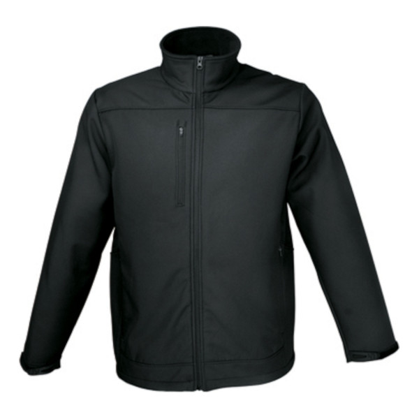 Ladies Plain Softshell Jacket - CJ1302 | Black