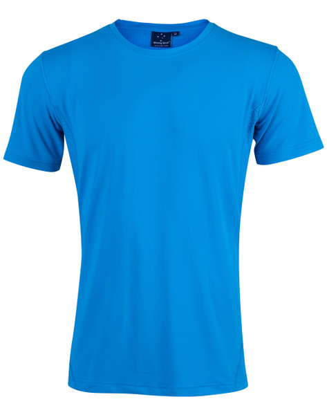 Mens Sports quick dry Stretch Fluoro T-shirt, lifestyle photo