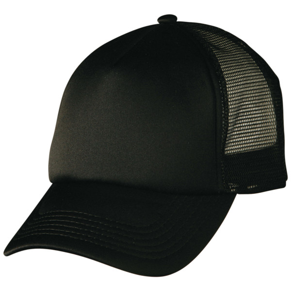 Unisex Classic Trucker Caps - CH69 | Black.Black