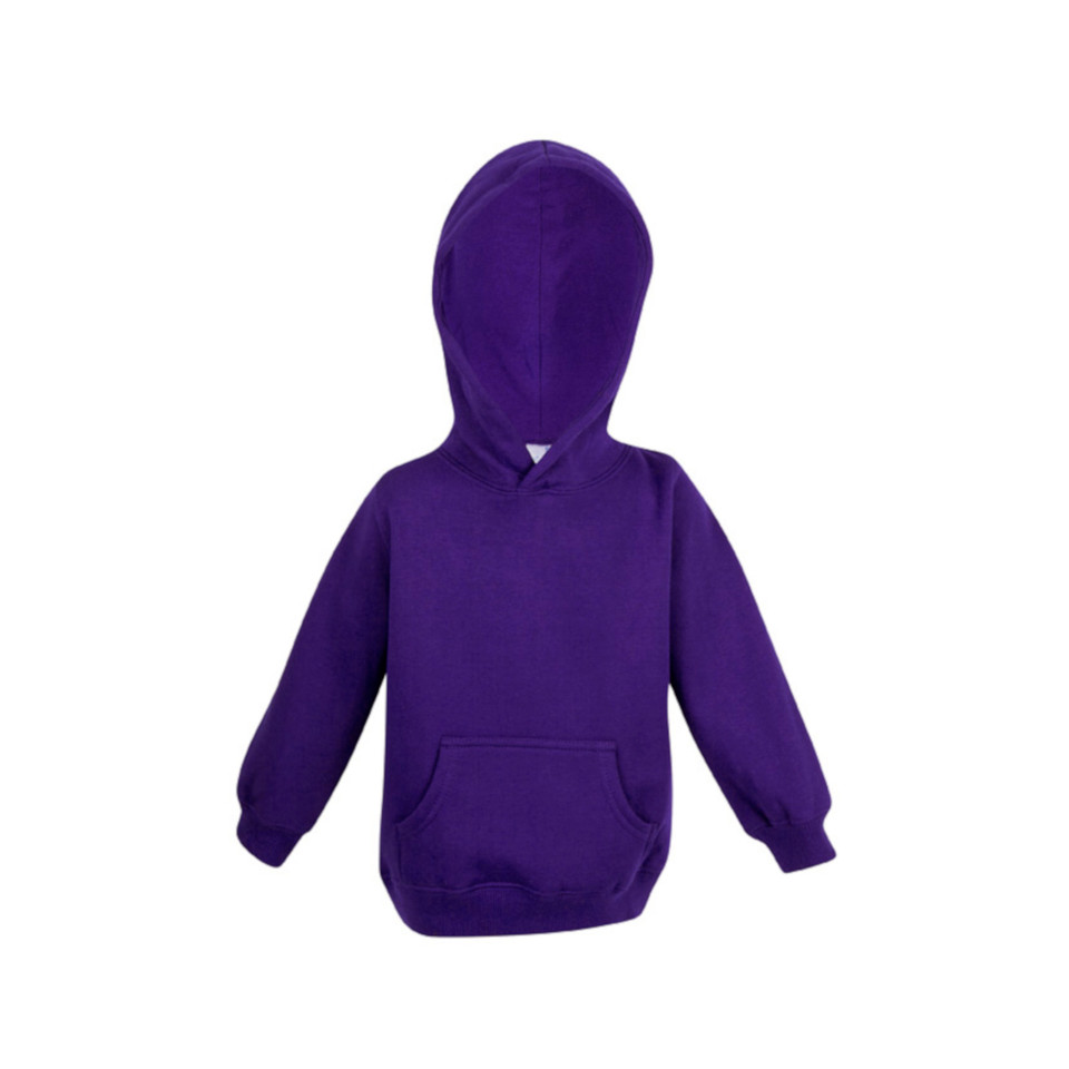 Plain Baby Kids Fleece Pullover Hoodie - F100PP | Grape