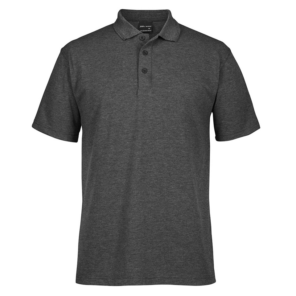 Mens Plus Sizes Short Sleeves Polo Shirt - 210 | Graphite Marle
