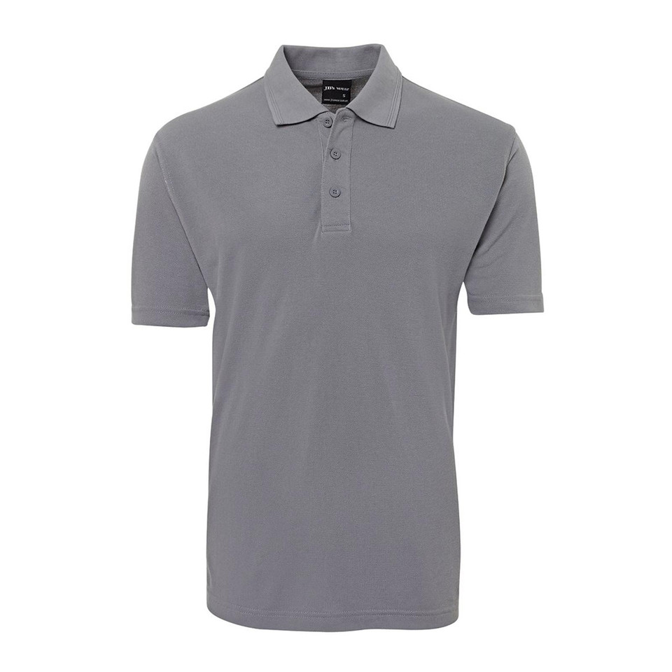 Mens Plus Sizes Short Sleeves Polo Shirt - 210 | Grey