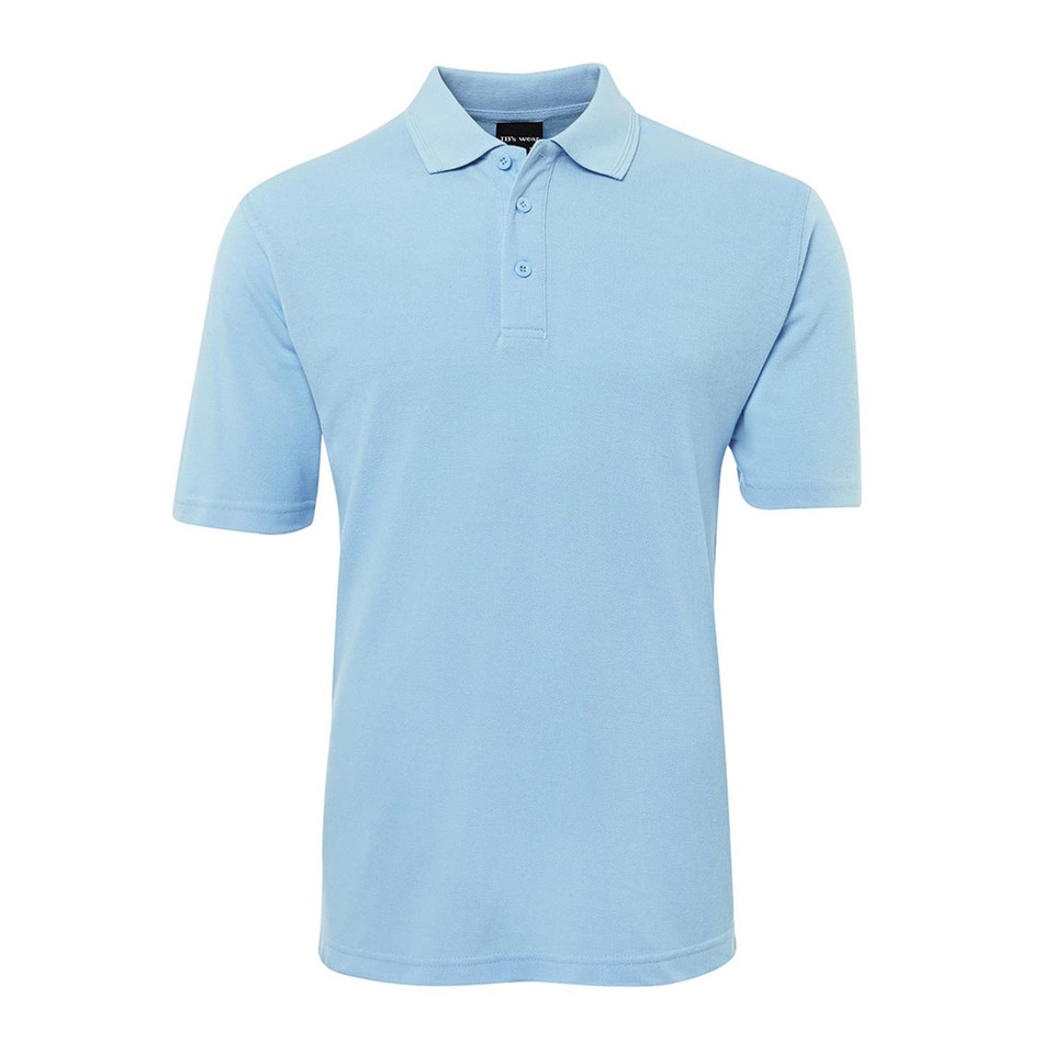 Mens Plus Sizes Short Sleeves Polo Shirt - 210 | Light Blue