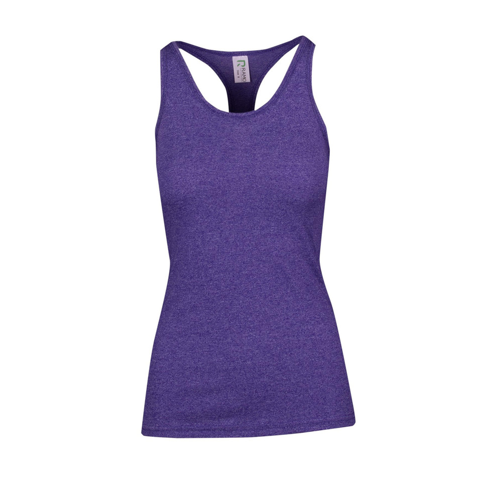 Ladies Athletic T-back Racerback Singlet - T409LD | Grape Heather