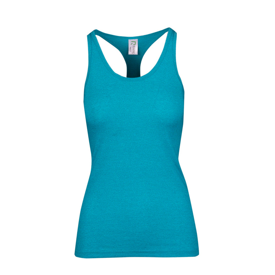 Ladies Athletic T-back Racerback Singlet - T409LD | Jade Heather