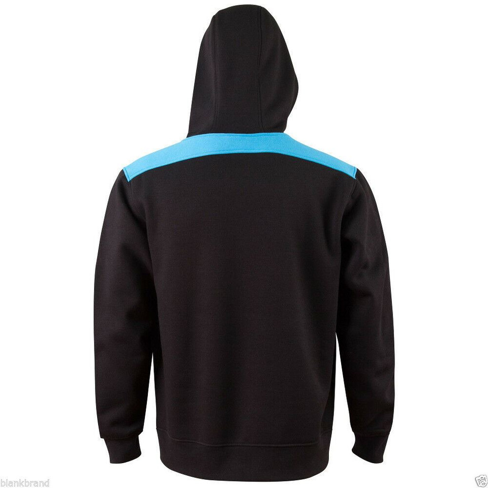 Adults Plain Contrast Colours Cotton Blend Hoodie - FL19