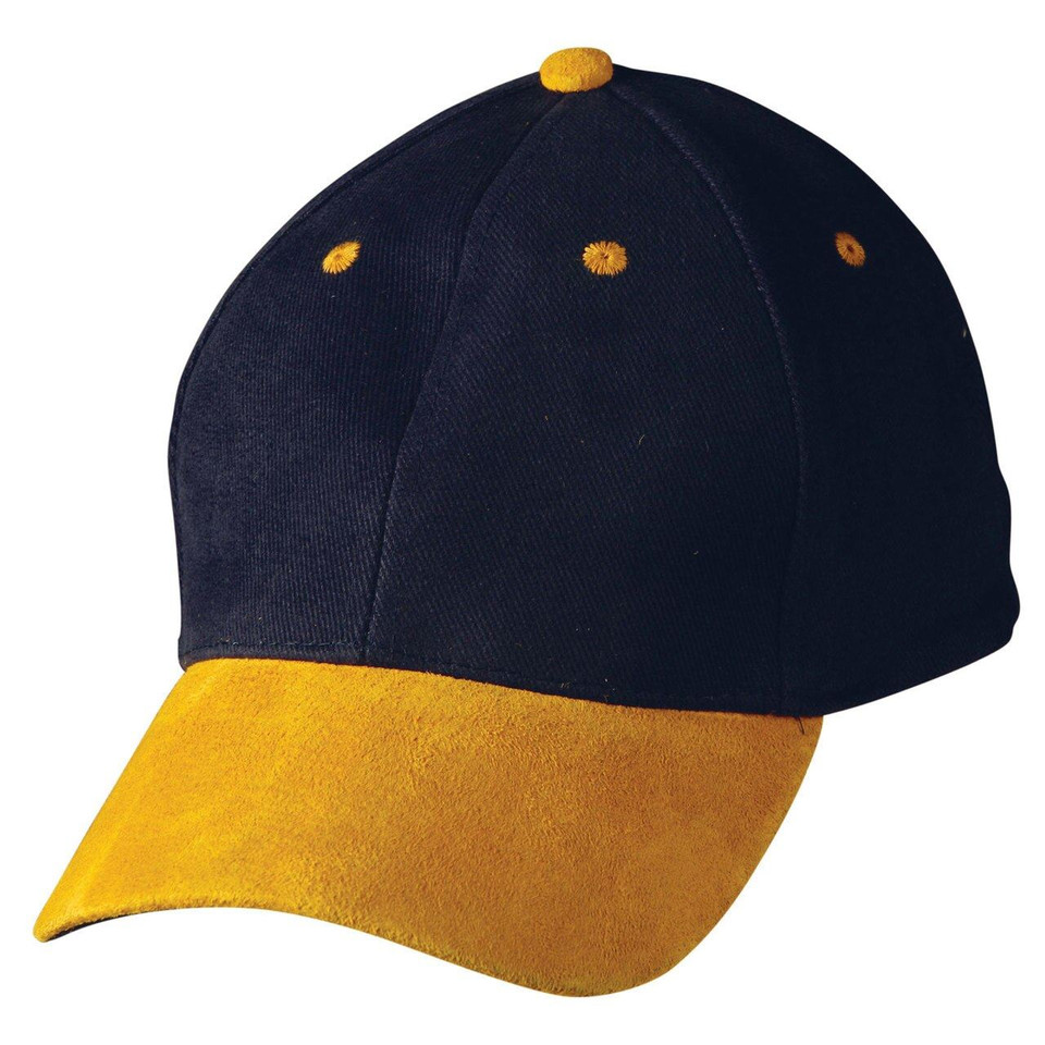Cotton Suede Peak Cap | 6 Panel Structure - CH05