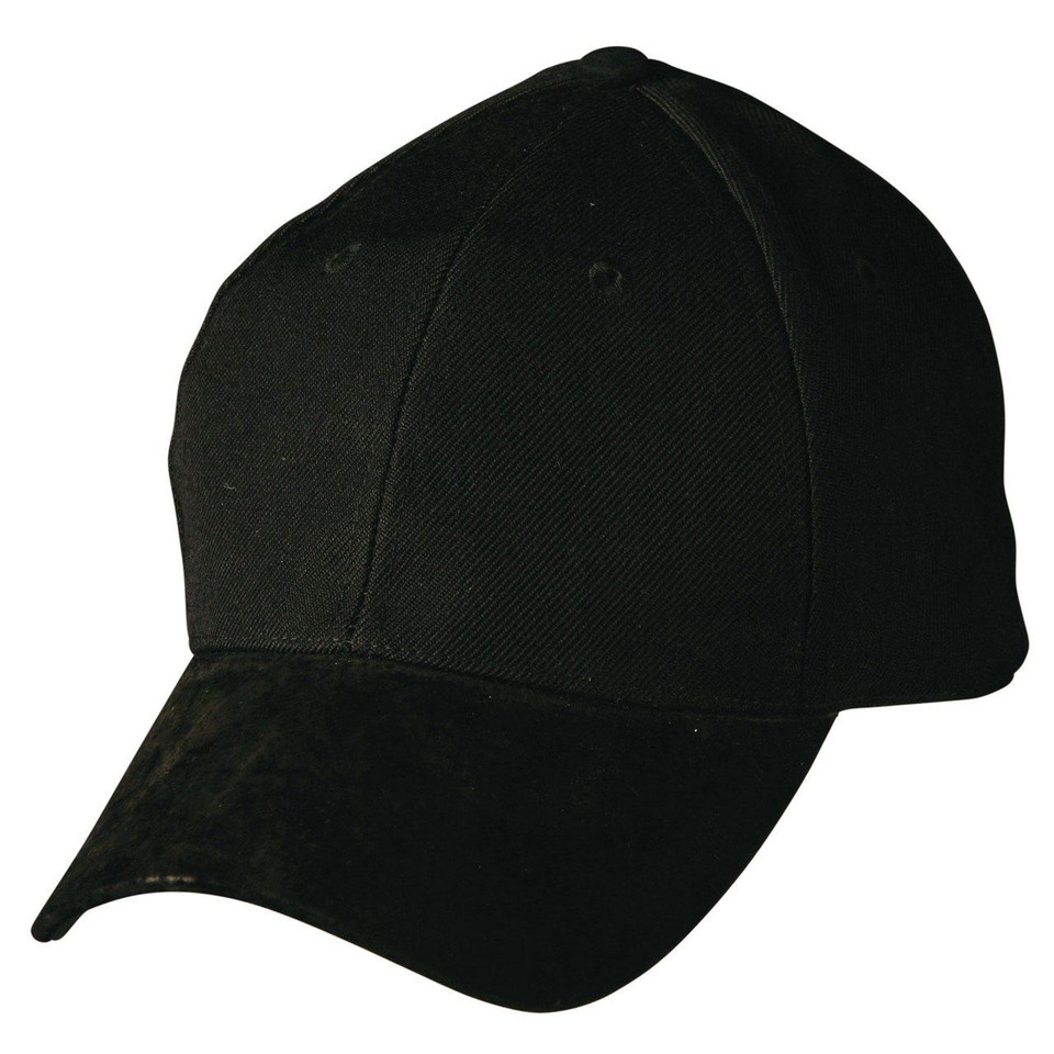 Cotton Suede Peak Cap | 6 Panel Structure - CH05
