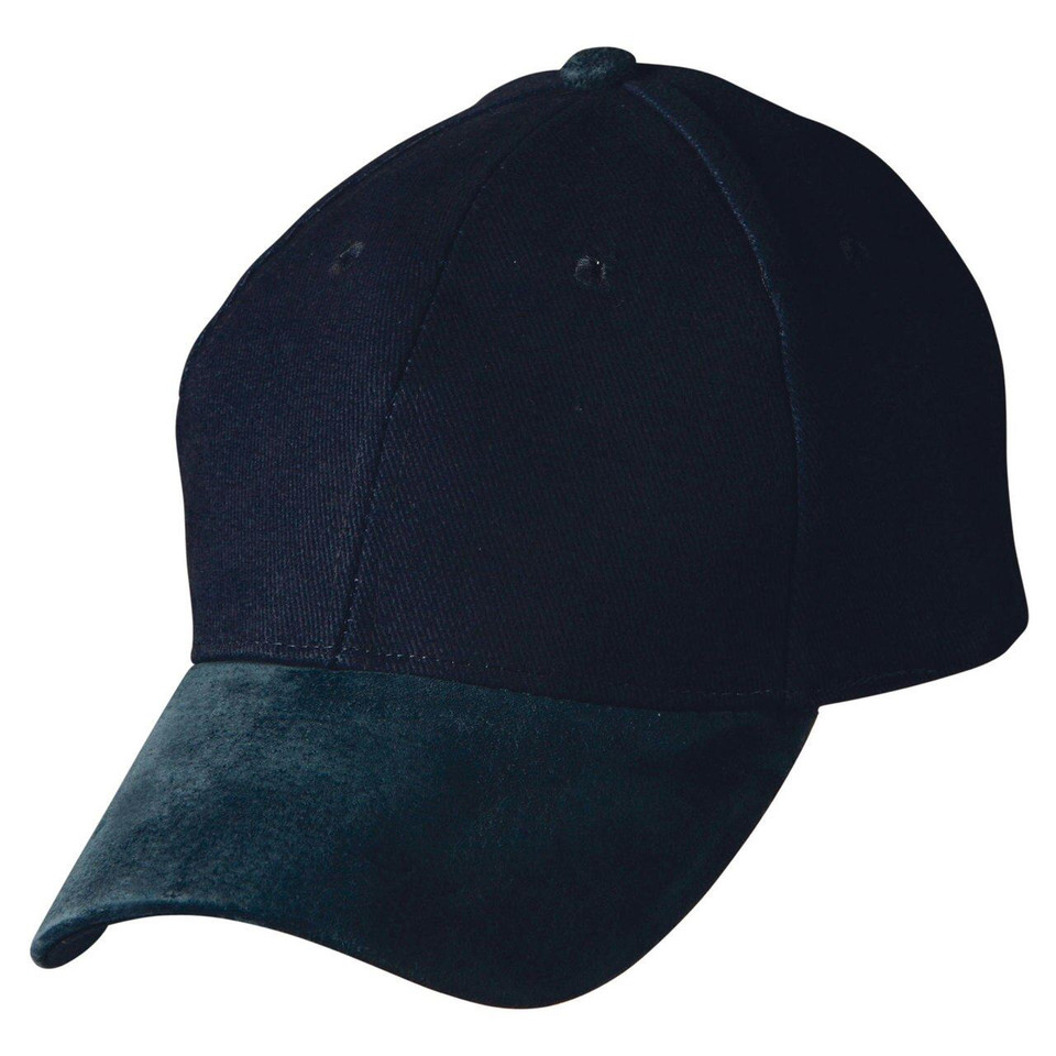Cotton Suede Peak Cap | 6 Panel Structure - CH05