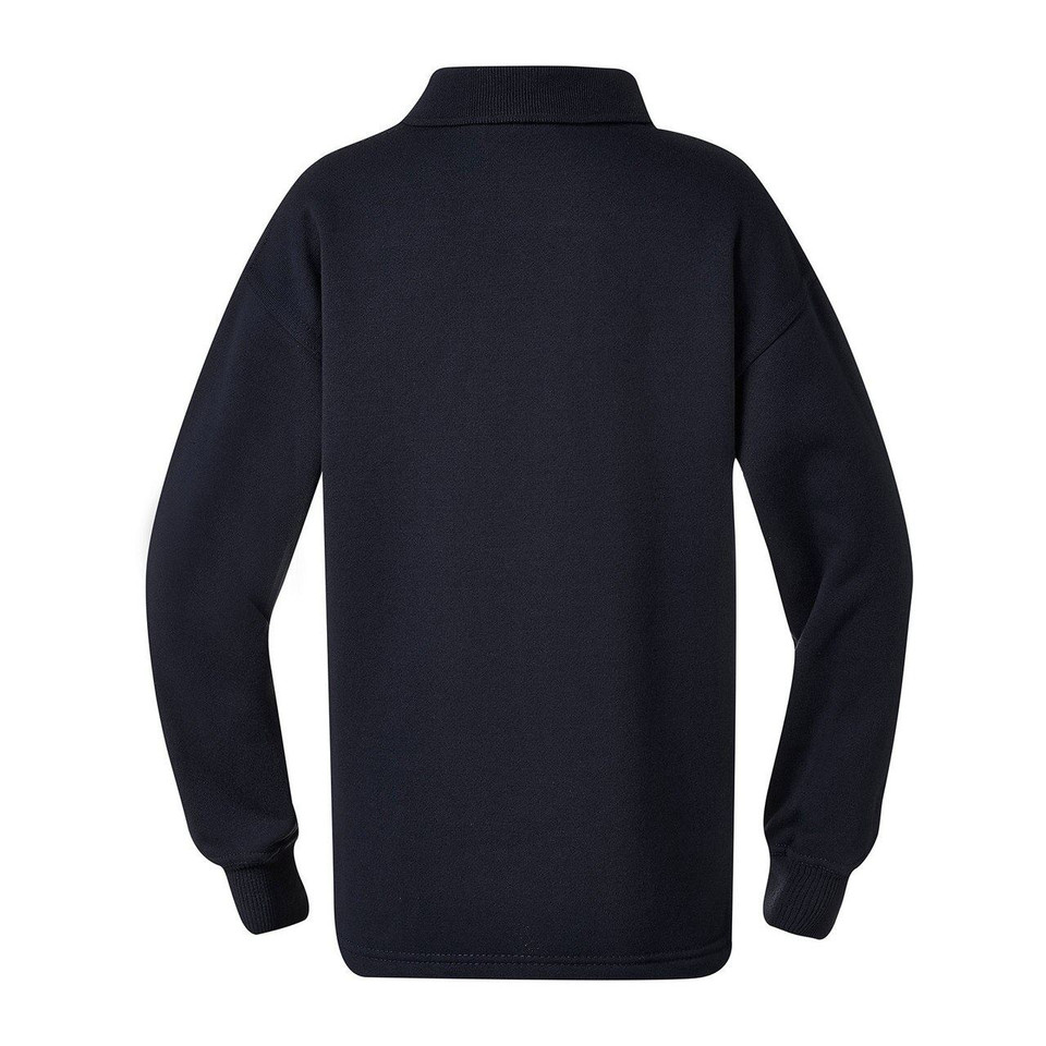 Adults Unisex Plain Polo Long Sleeves Fleecy Sweaters - 5310WA