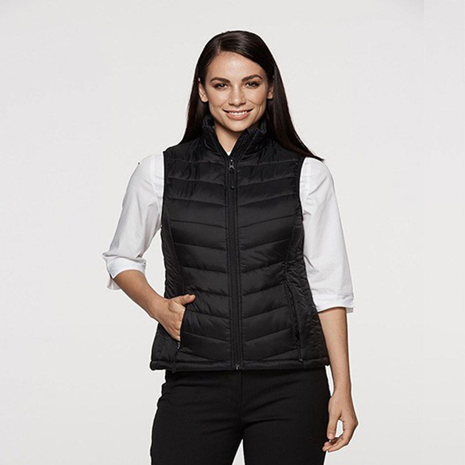 Aussie Pacific Ladies Plain Lightweight Padded Vests Aussie Pacific Ladies Plain Lightweight Padded Vests