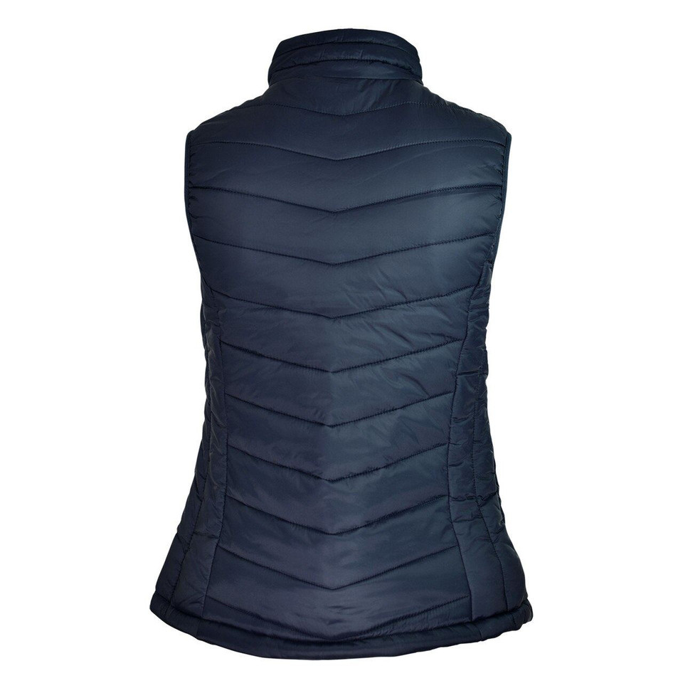 Aussie Pacific Ladies Plain Lightweight Padded Vests - Navy Aussie Pacific Ladies Plain Lightweight Padded Vests - Navy
