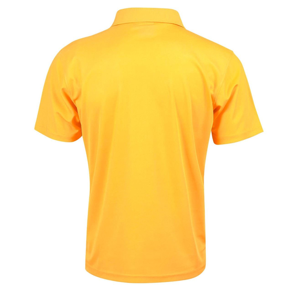 Mens Plain CoolDry Polyester Short Sleeve Polo Shirt - PS81 - Back