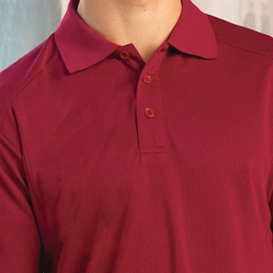 Ladies Bamboo Charcoal Short Sleeve Polo Shirt - PS60 - Ruby