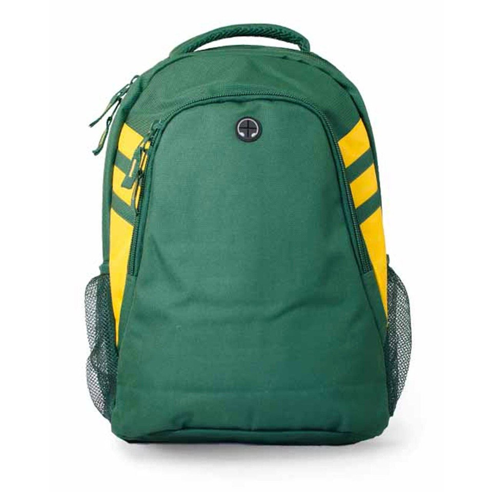Plain Contrast Quality Sports Backpack - 4000 | Bottle.Gold