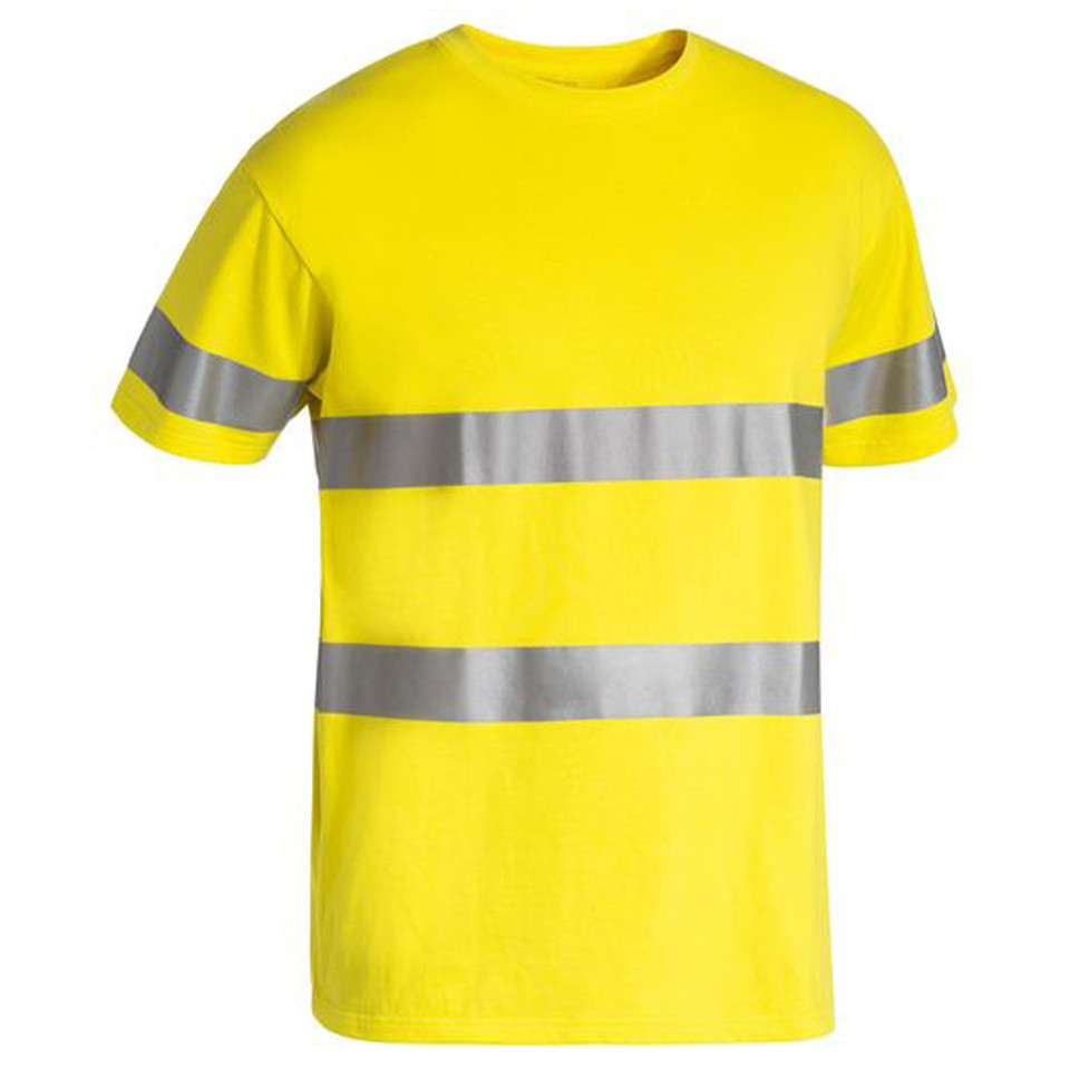 Taped Hi Vis Cotton T-Shirt